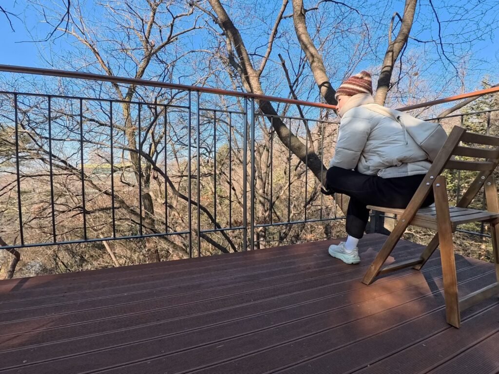 Chill in the middle of Namsan Sky Forest