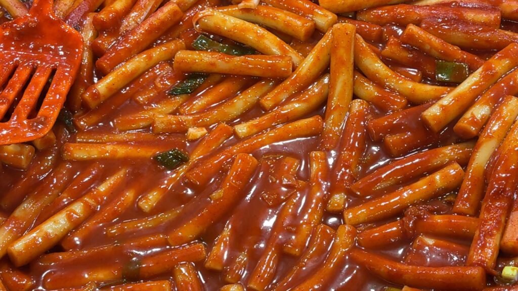 Korean soul food Tteokbokki.