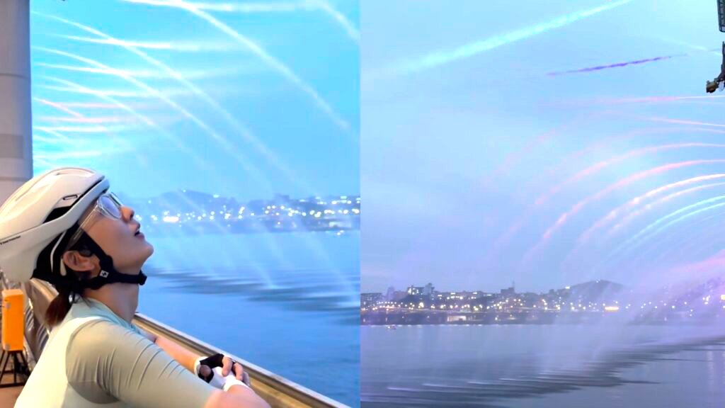 2026 Seoul itinerary - Moonlight Rainbow Fountain at Banpo Bridgge